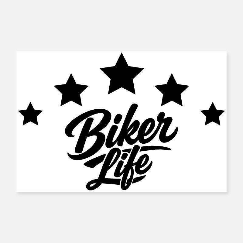 Biker Life  Poster 90x60 cm