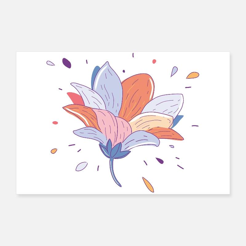 Fleur d’été Poster 90 x 60 cm