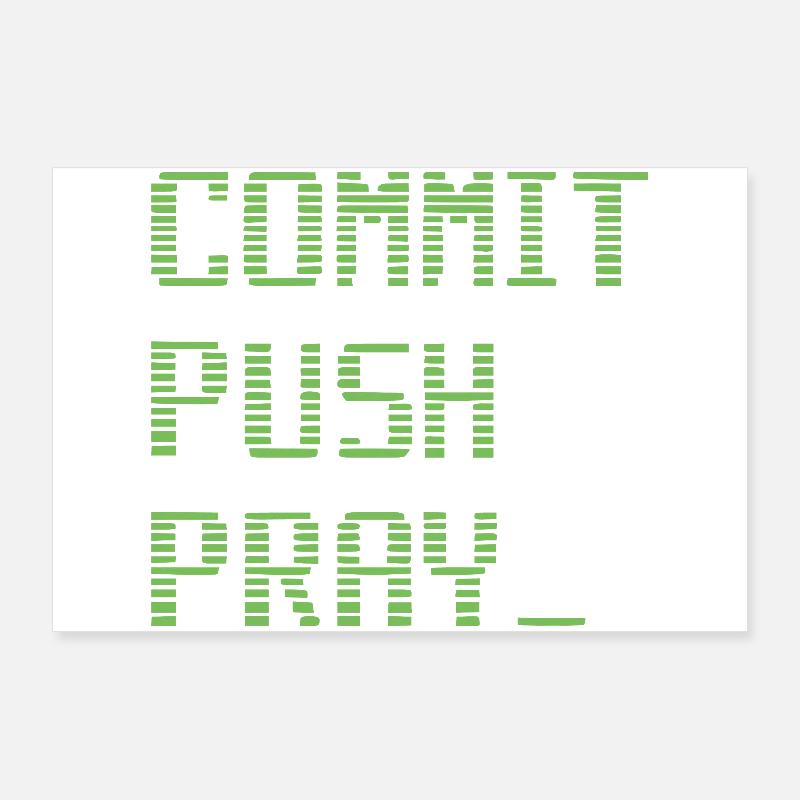 Software Developer Entwickler Geek Shirt Poster 36" x 24" (90x60 cm)