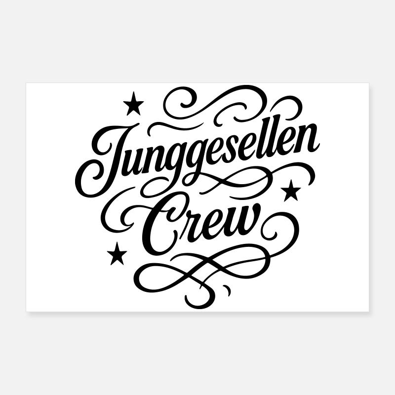 Équipage Bachelor Poster 90 x 60 cm