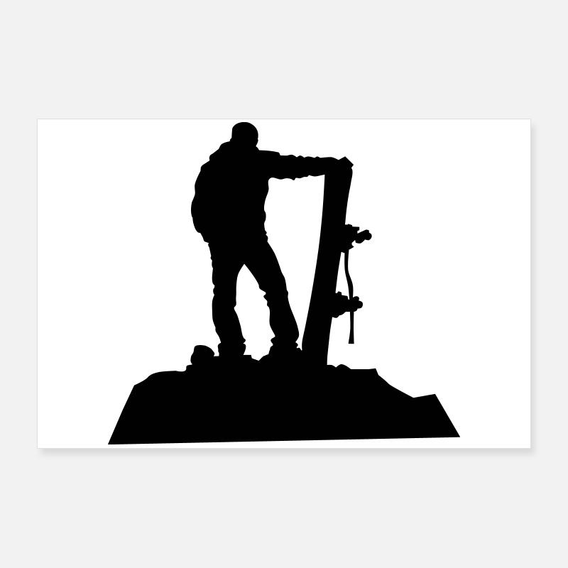 Snowboarder Poster 90x60 cm