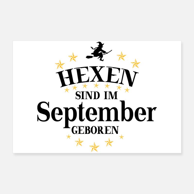Hexen September Poster 90x60 cm