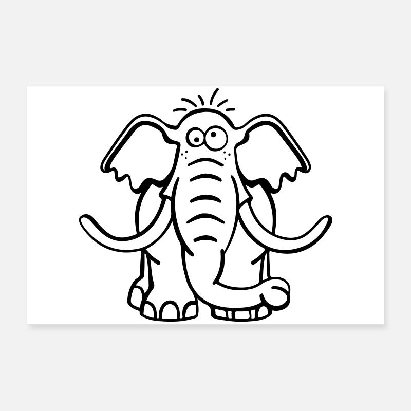 Big Elephant Poster 36" x 24" (90x60 cm)