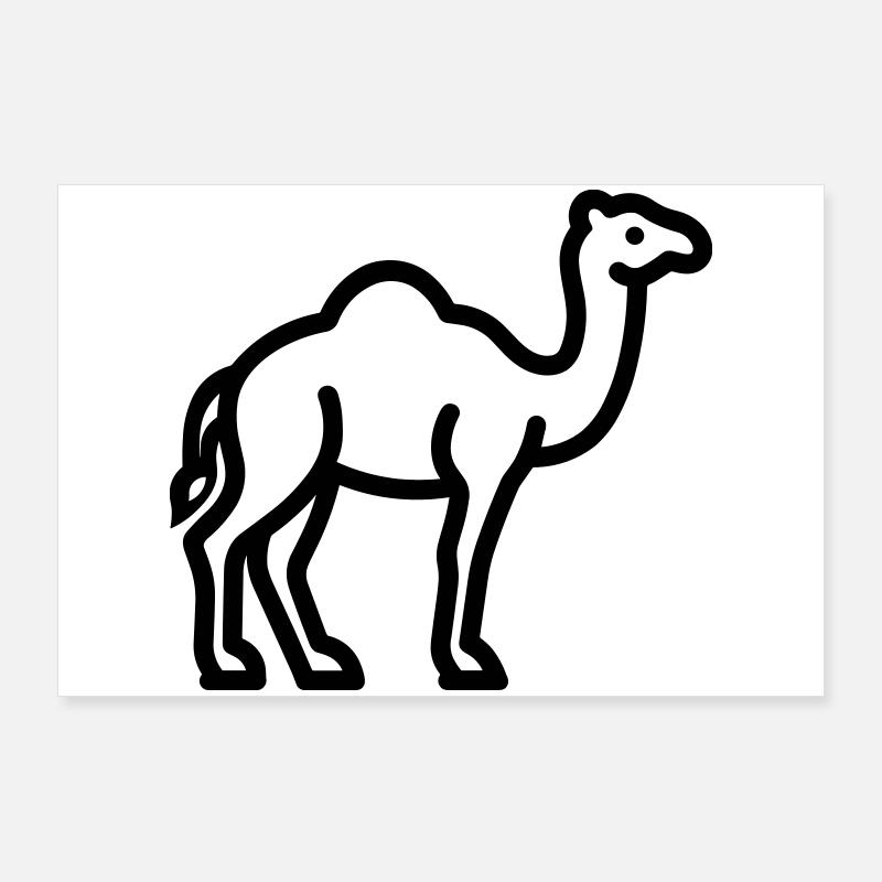 camel Poster 36" x 24" (90x60 cm)