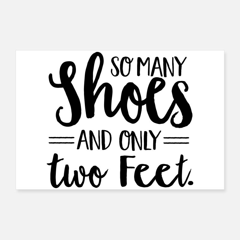 Chaussures Poster 90 x 60 cm