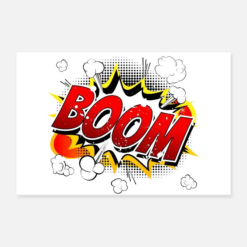 Boom Comic Graphic Poster 90 x 60 cm