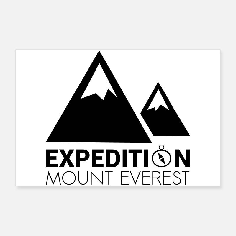 Expedition Mount Everest Poster 36" x 24" (90x60 cm)