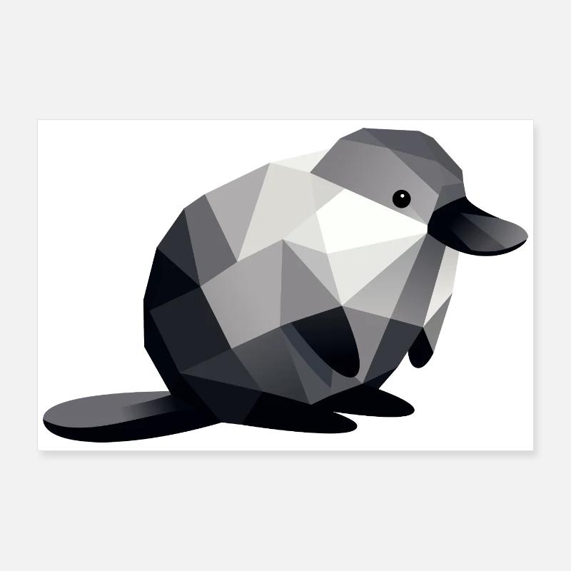 platypus Poster 36" x 24" (90x60 cm)
