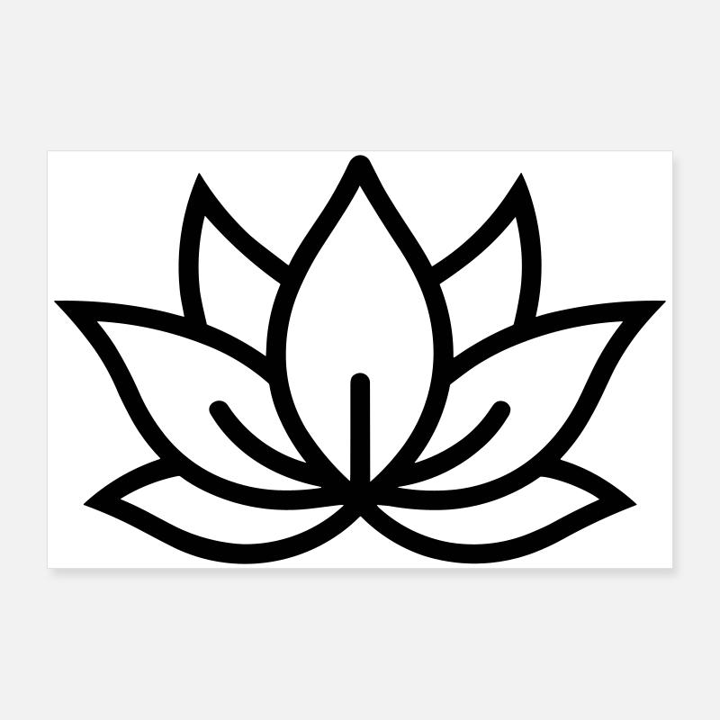 lotus flower Poster 36" x 24" (90x60 cm)