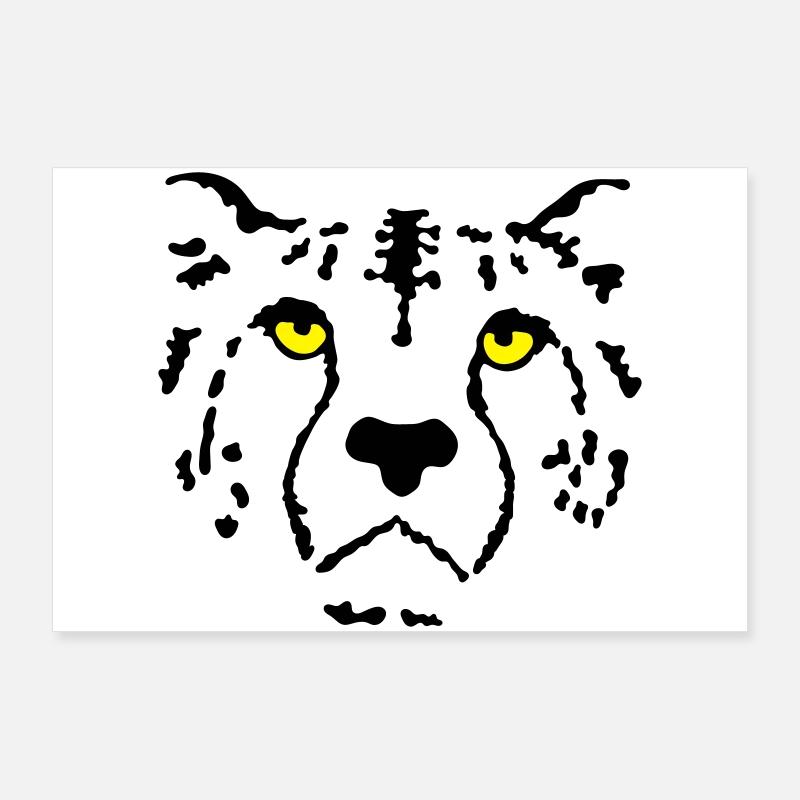 guépard Poster 90 x 60 cm