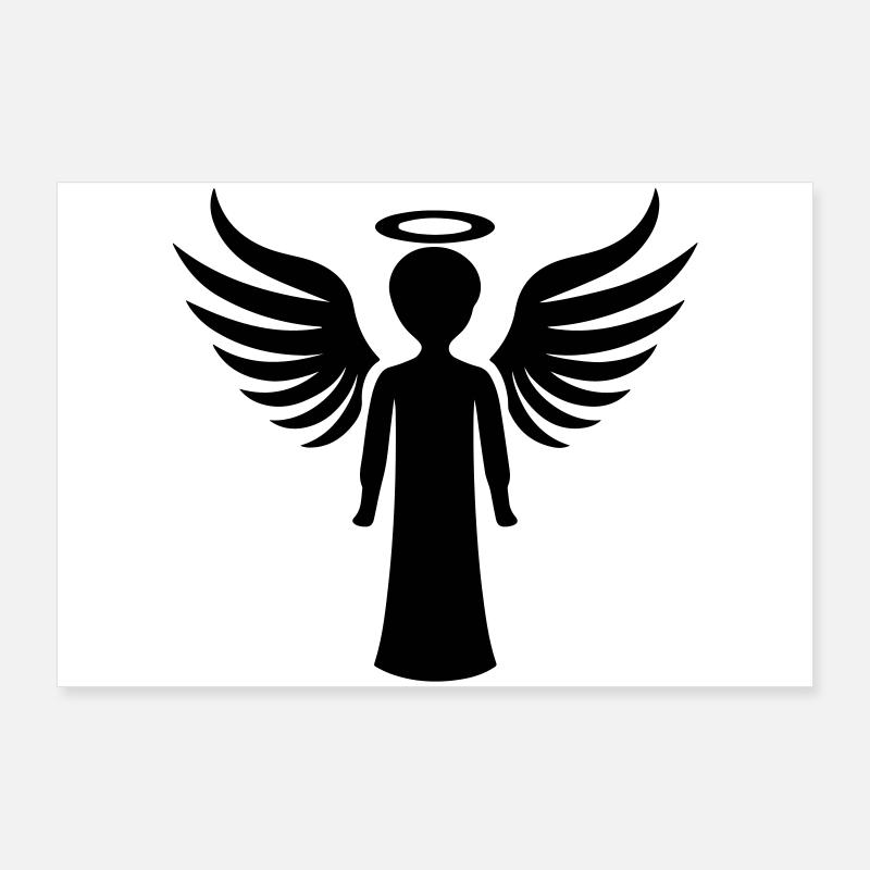 Angel Symbol Poster 36" x 24" (90x60 cm)