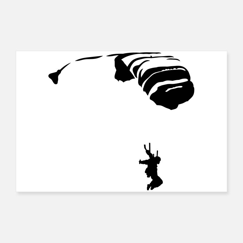 Fallschirm  Poster 90x60 cm