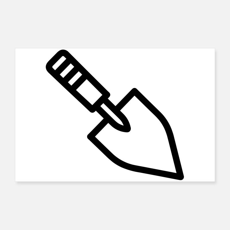 Trowel Poster 36" x 24" (90x60 cm)