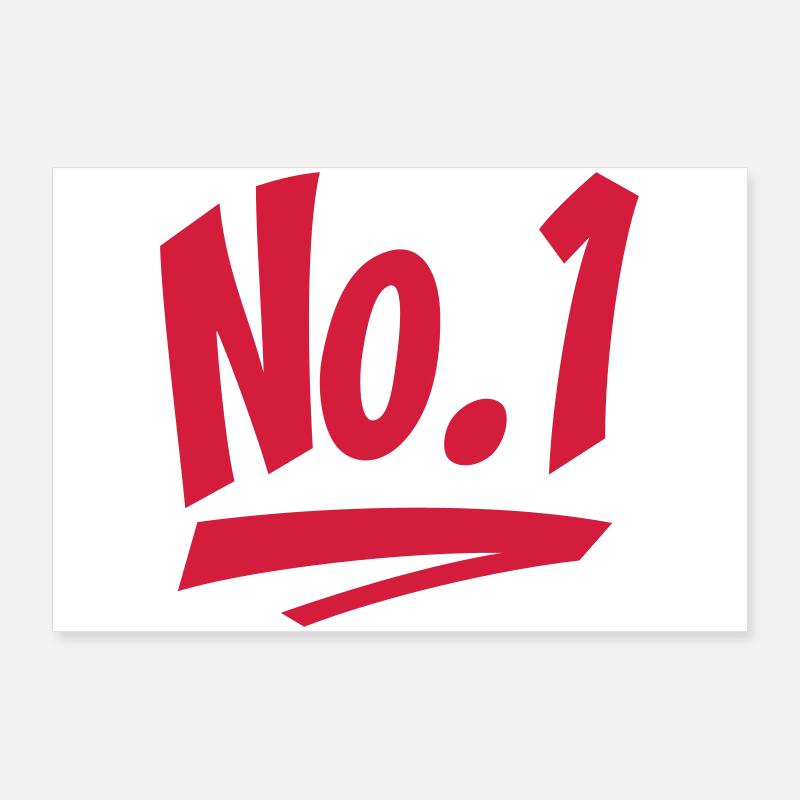 No 1 Poster 90 x 60 cm