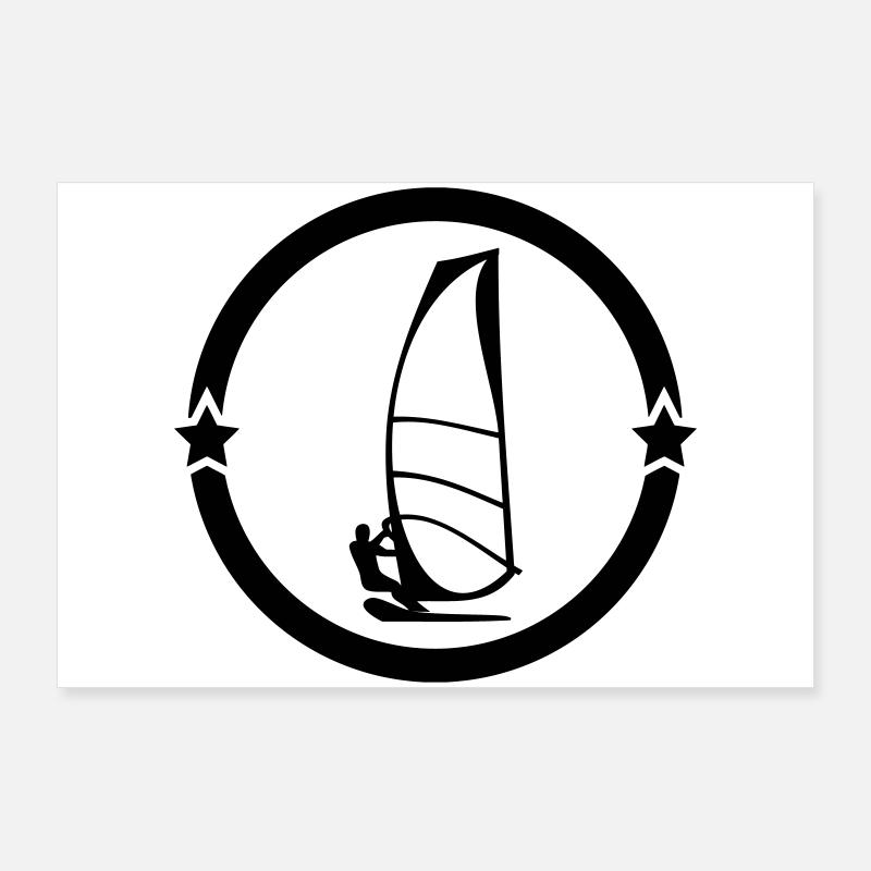 Windsurfen / Windsurfer / Windsurf / Windsurfing Poster 90x60 cm