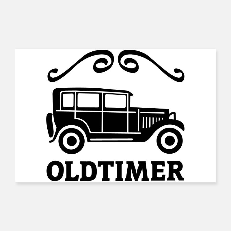 auto oldtimer antik Poster 90x60 cm