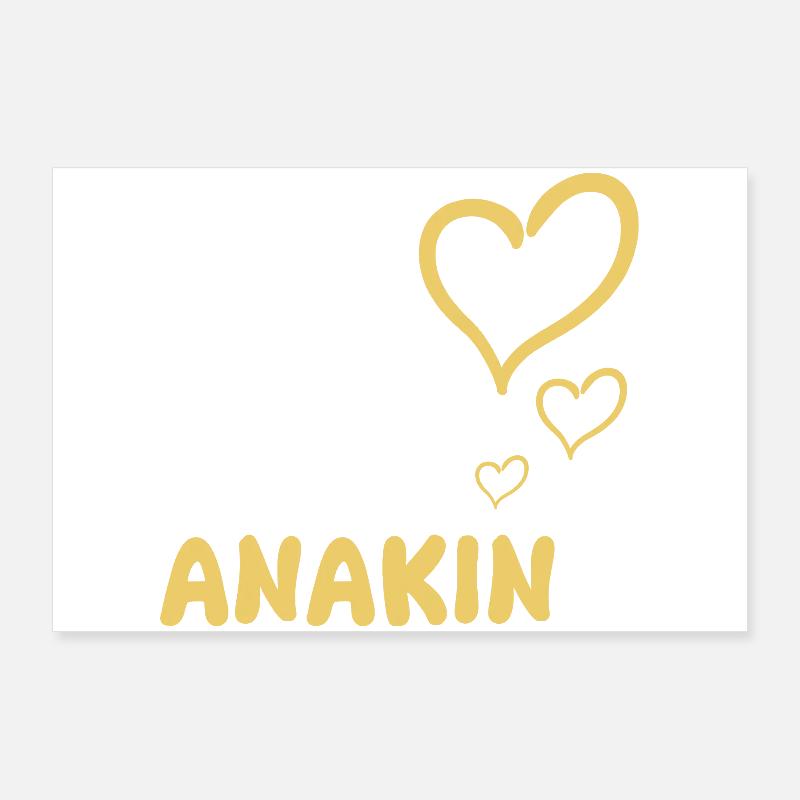 Name Anakin Poster 90x60 cm