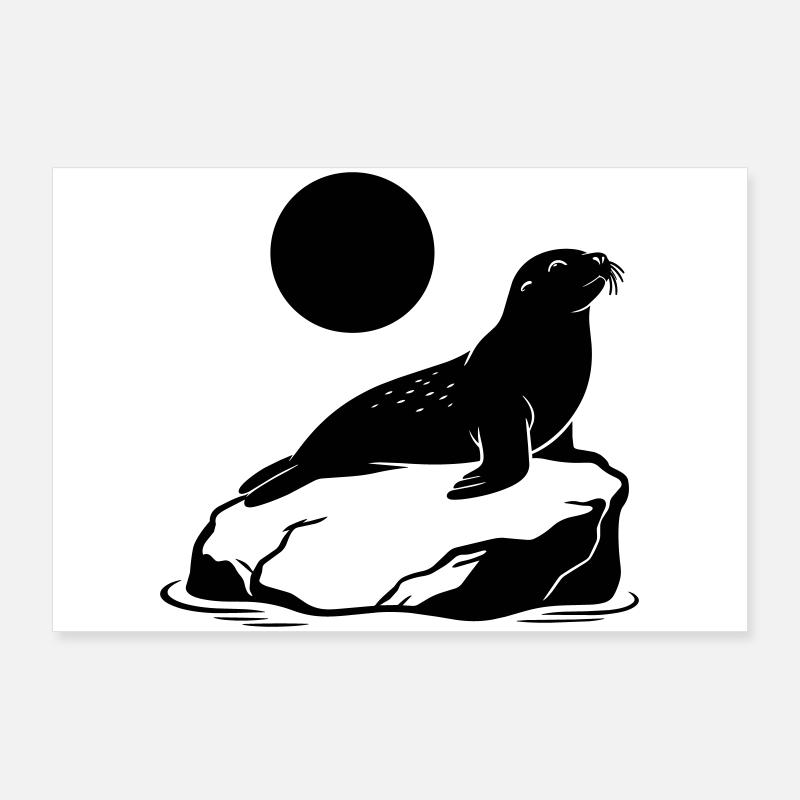 seal Poster 36" x 24" (90x60 cm)