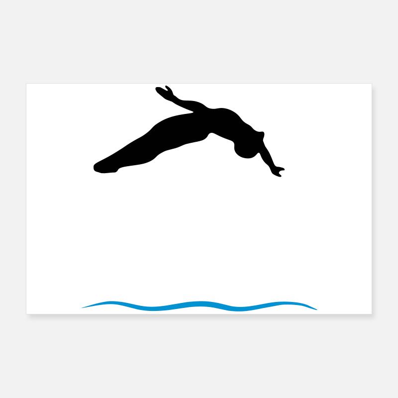 Turmspringer Poster 90x60 cm