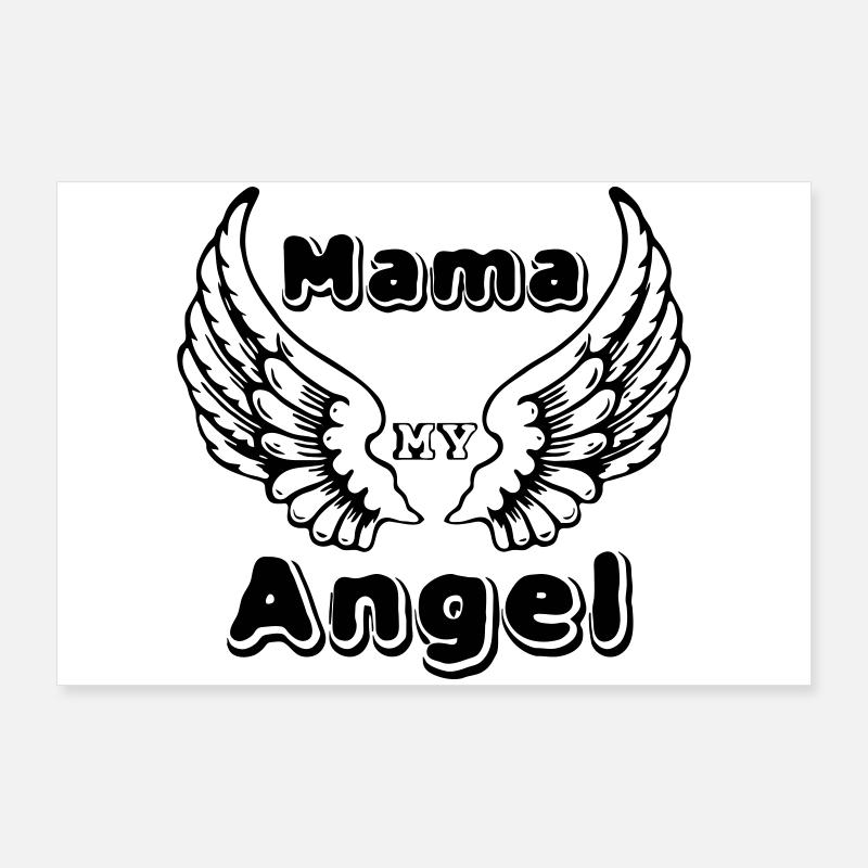 Mama Angel Poster 36" x 24" (90x60 cm)