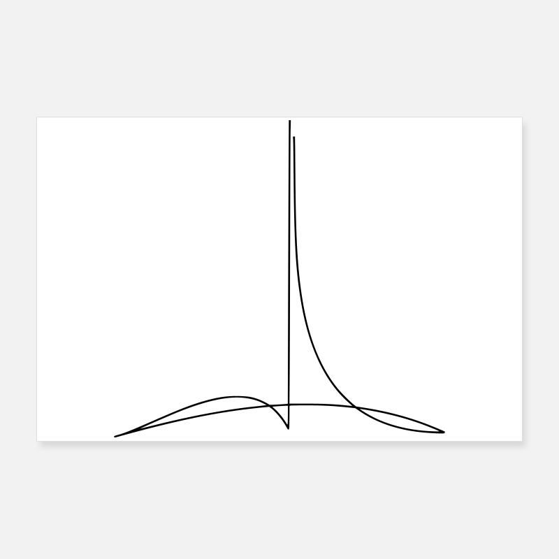 Dirigent 4/4 Takt Poster 90x60 cm