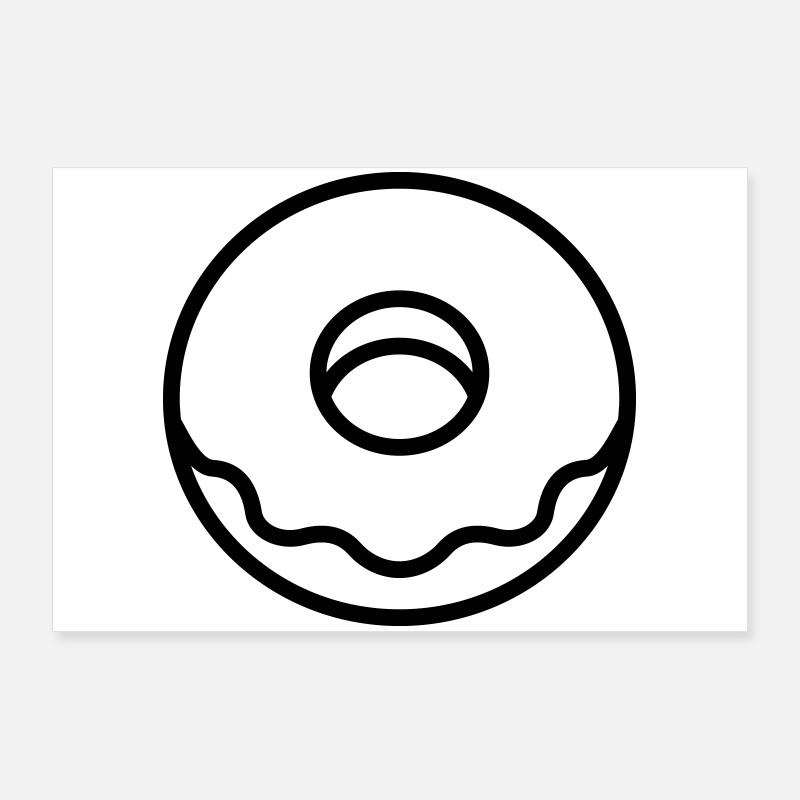 Doughnut Poster 36" x 24" (90x60 cm)