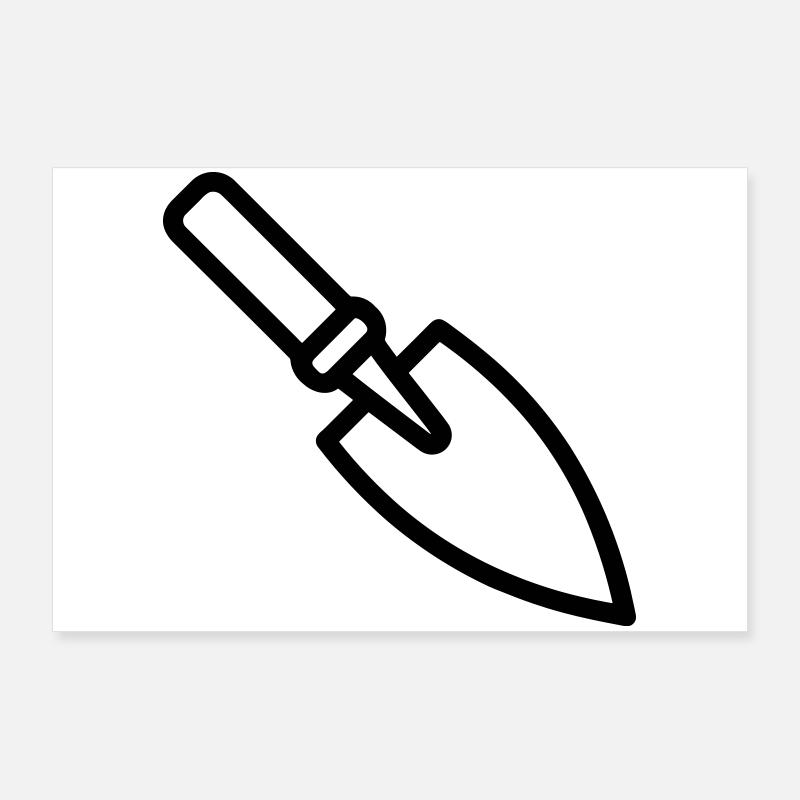Trowel Poster 36" x 24" (90x60 cm)