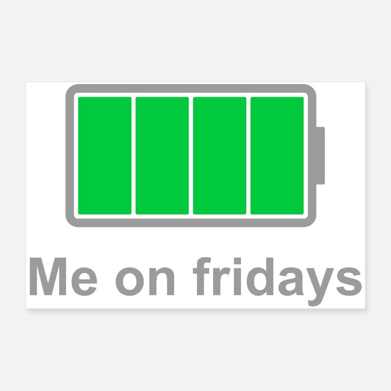 Vendredis Full Battery Poster 90 x 60 cm
