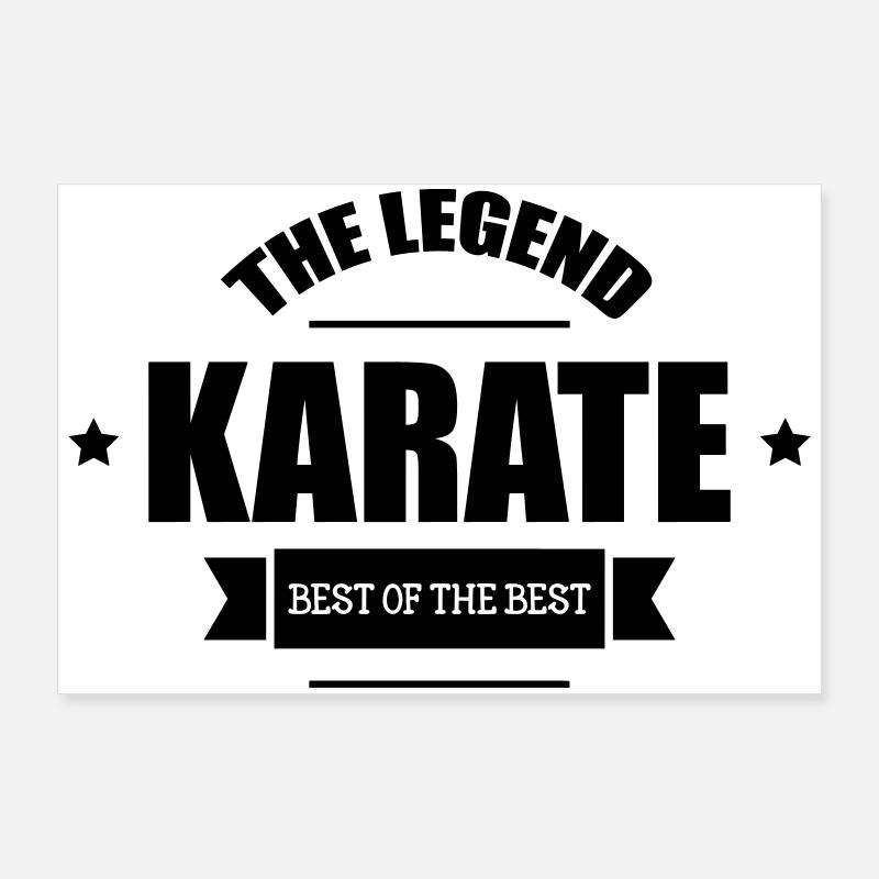 Karate The Legend Poster 90 x 60 cm
