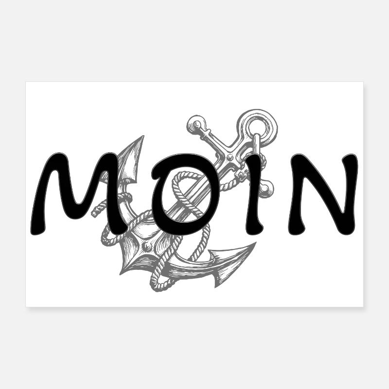 Moin Poster 90x60 cm