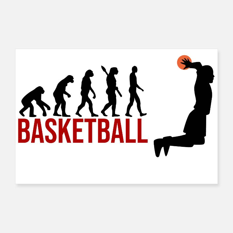 Evolution Basketball Poster 90x60 cm