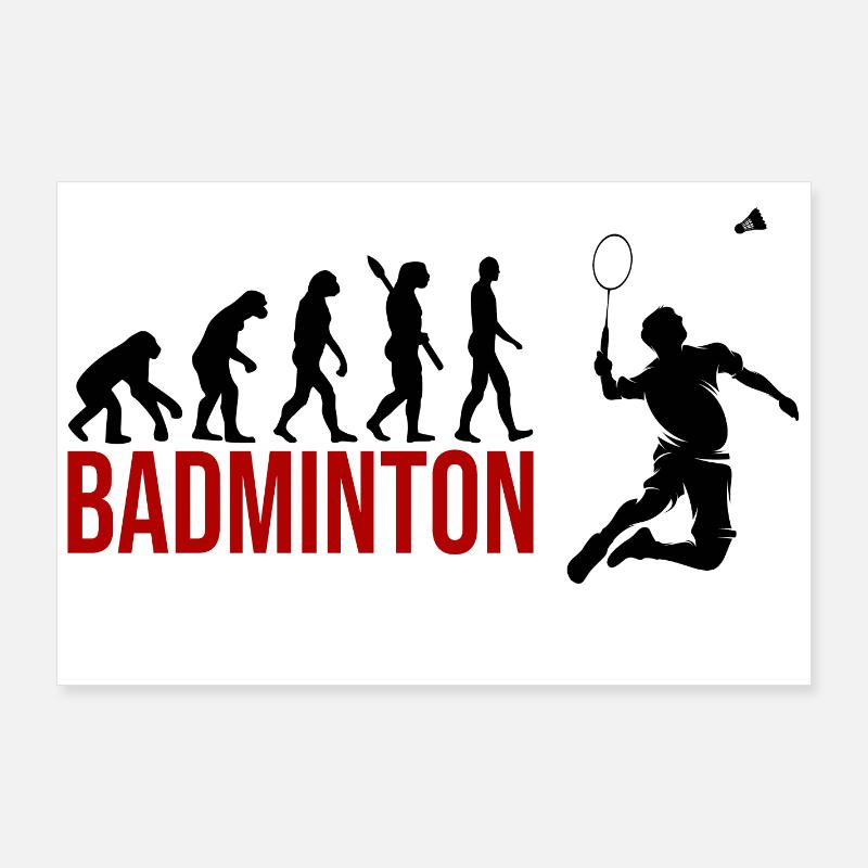 Evolution Badminton Poster 90x60 cm