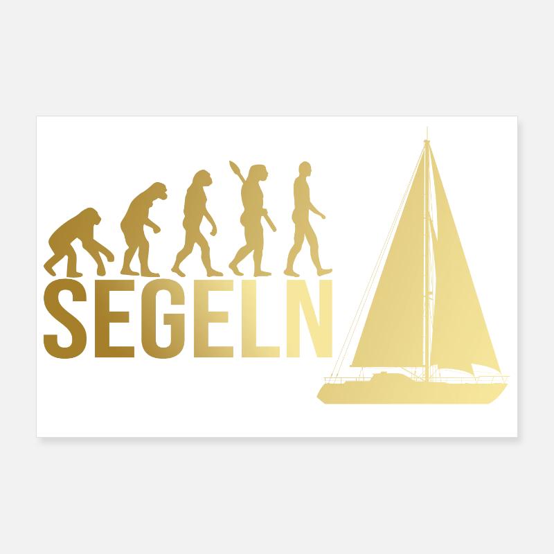 Evolution Segeln Poster 90x60 cm