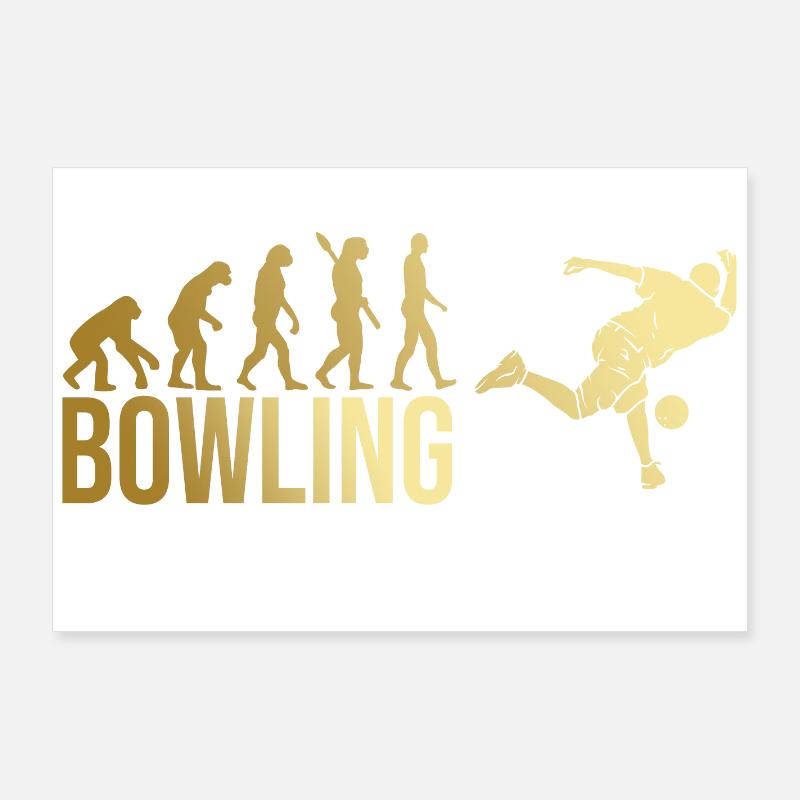 Evolution Bowling Poster 90x60 cm