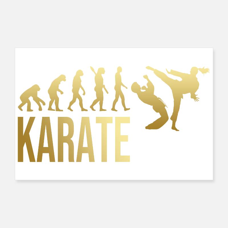 Evolution Karate Poster 90x60 cm