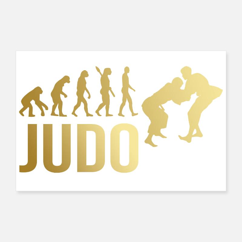 Judo Evolution Poster 90x60 cm