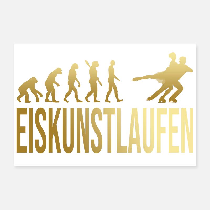 Evolution Eiskunstlaufen Poster 90x60 cm