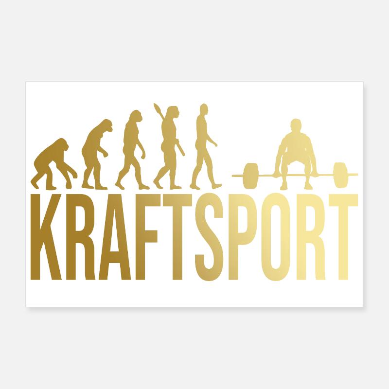 Evolution Kraftsport Poster 90x60 cm