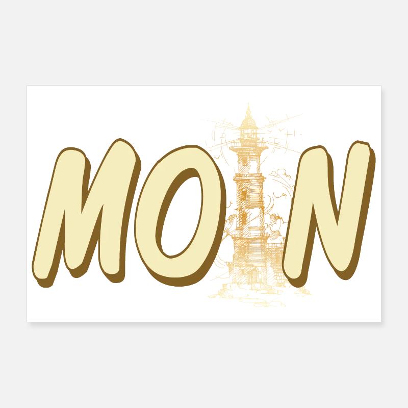 Moin Poster 90x60 cm