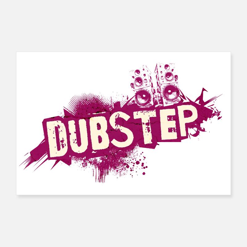 Dubstep-Graffiti-Grunge Poster 90x60 cm