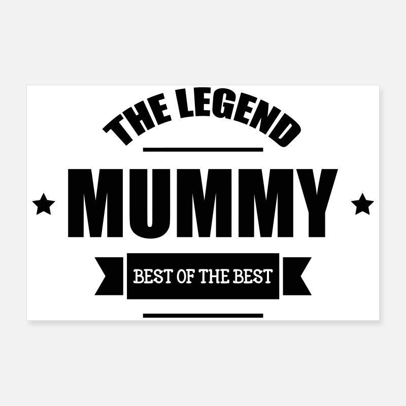 Die Legende der Mutter - Muttertag Poster 90x60 cm