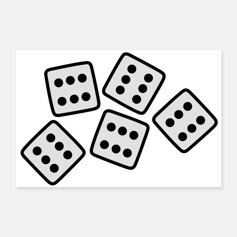 Dice - 30 ans Anniversaire Poster 90 x 60 cm