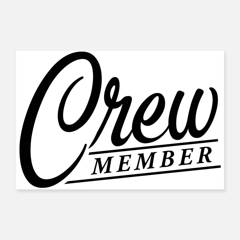 Crew Poster 90x60 cm