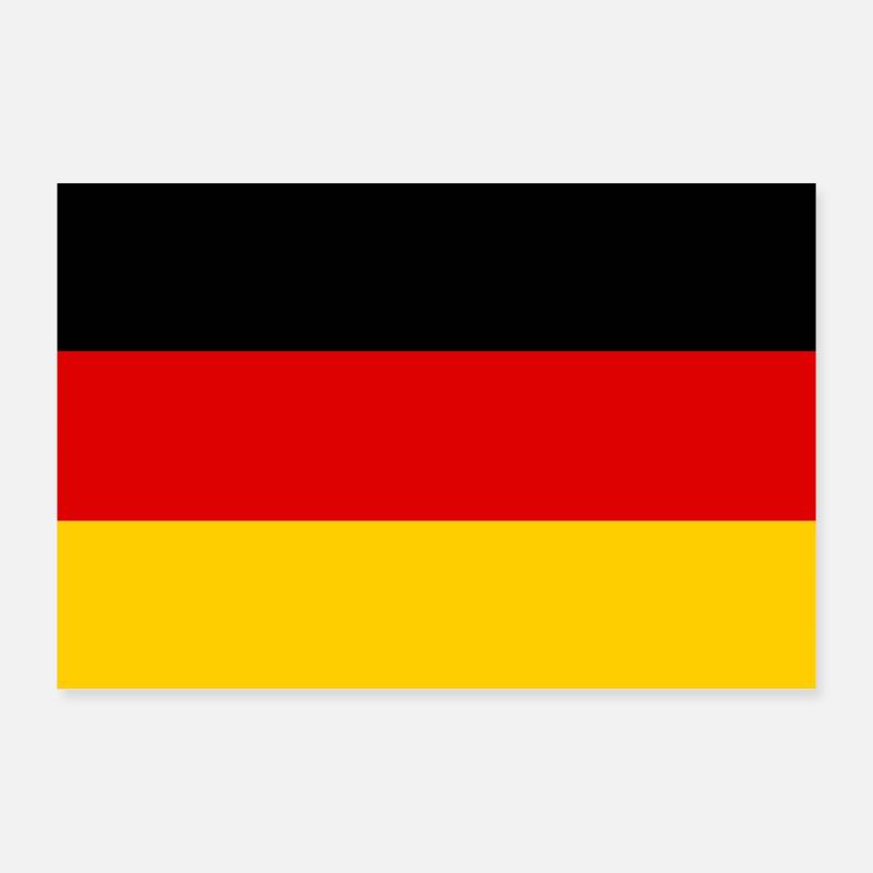 Germany Flag Poster 36" x 24" (90x60 cm)