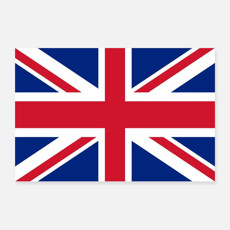 United Kingdom flag Poster 36" x 24" (90x60 cm)