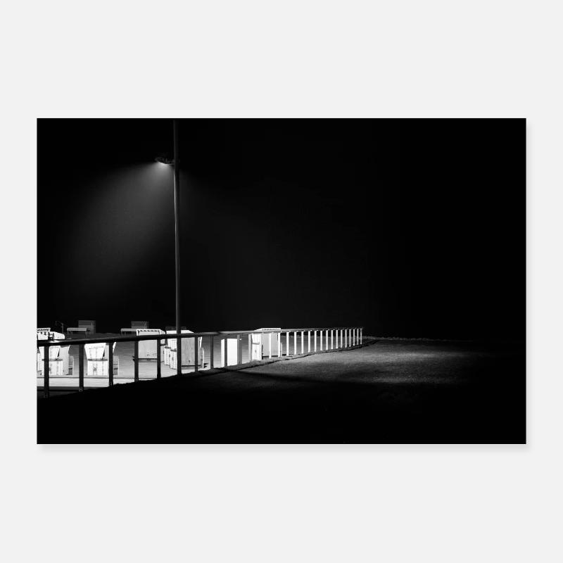 Deich an der Nordsee Poster 90x60 cm