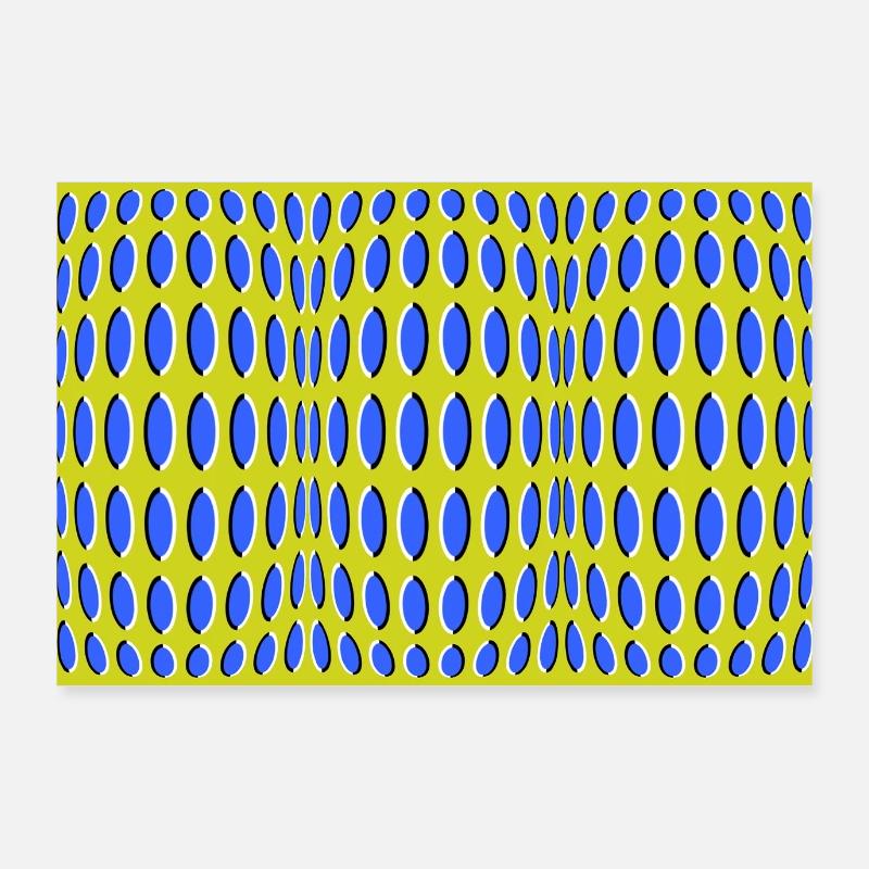 Optische Täuschung Poster 90x60 cm