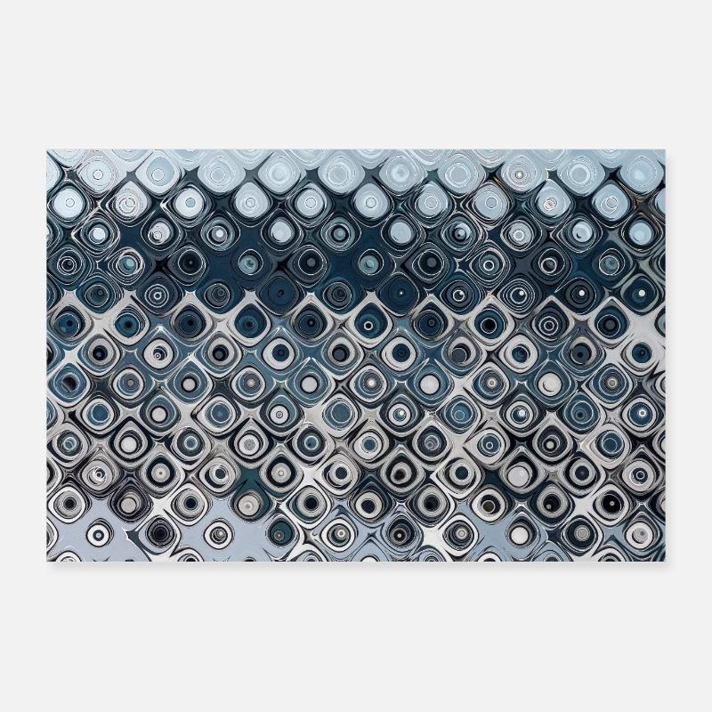 circle - Poster 90 x 60 cm - blanc