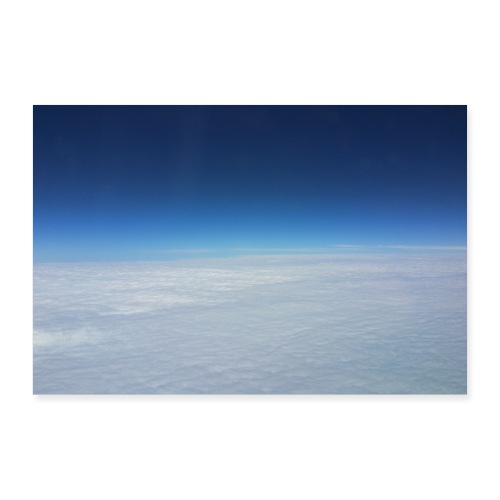 blauer Himmel, weiße Wolken - Flug über Australien - Poster 90x60 cm