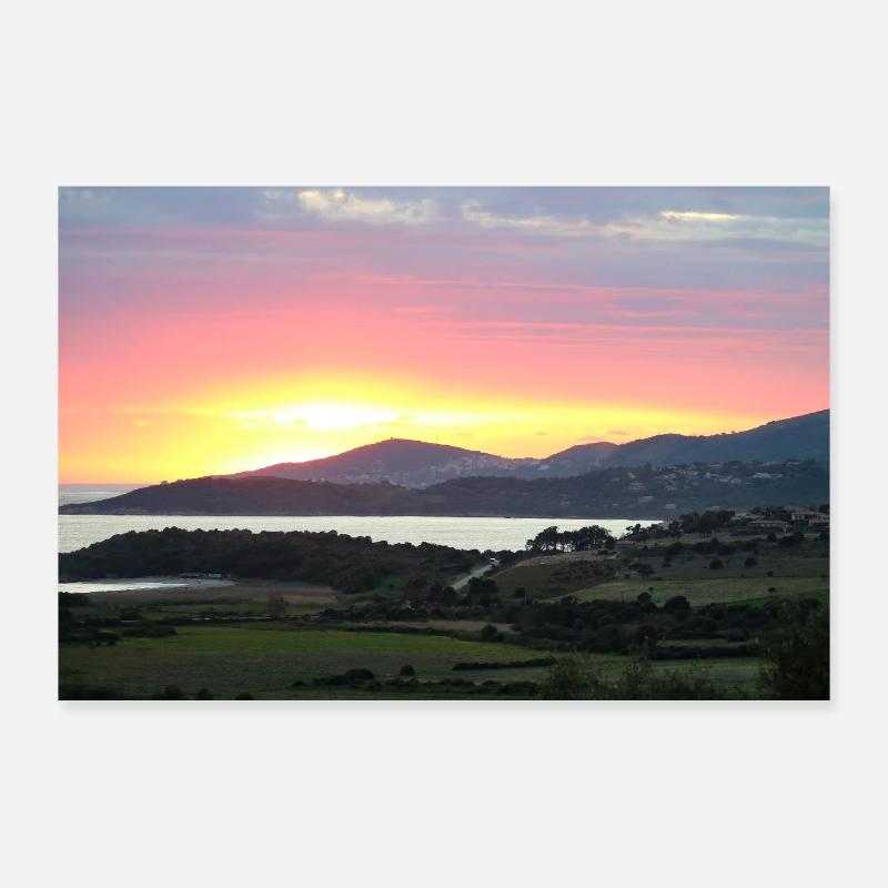 Corse 008 Poster 90 x 60 cm